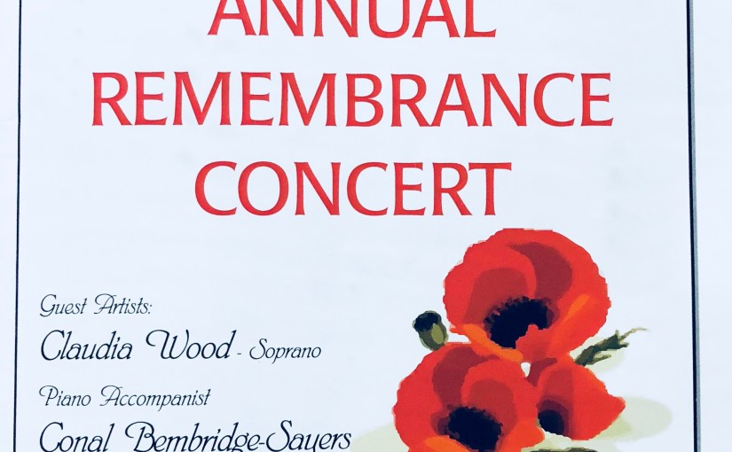 Garndiffaith Gleemen Annual Remembrance Concert&nbsp;2017